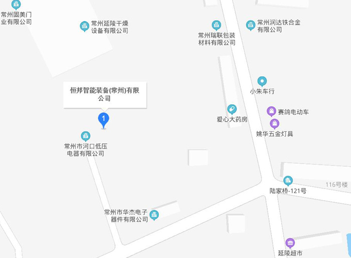 點擊進(jìn)入百度地圖 恒邦智能裝備（常州）有限公司